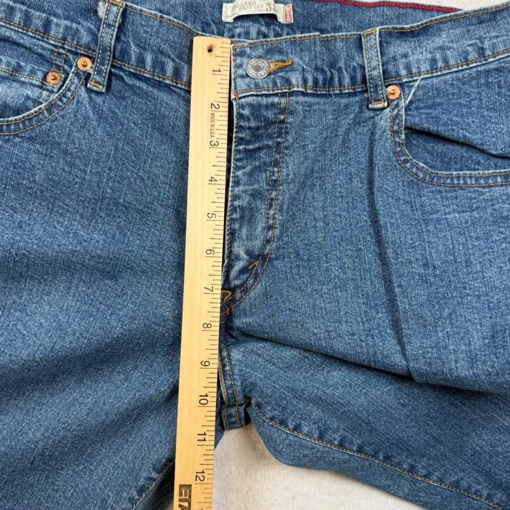 VTG 2006 Levis 550 jeans women 12 Relaxed Boot Cut Medium Wash Stretch